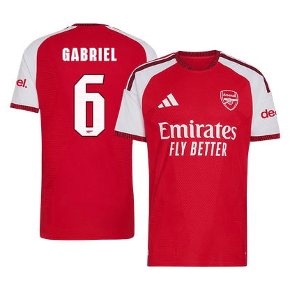 Arsenal Hjemmebanetrøje 2026/27 – GABRIEL #6 – UCL [Spillerversion]
