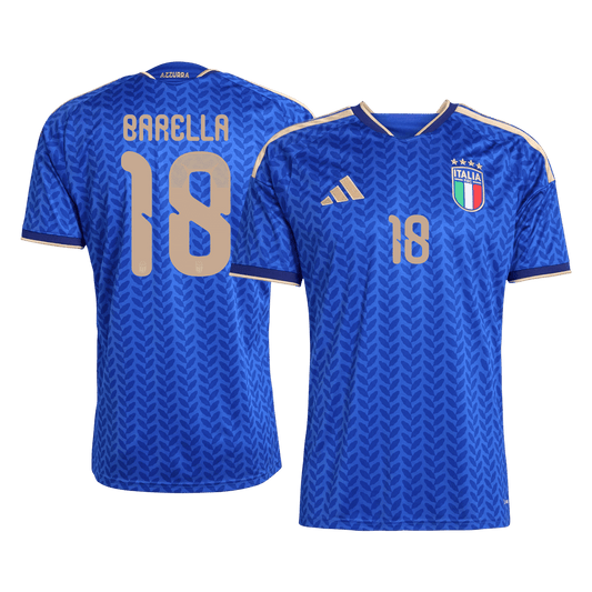 Italy World Cup Hjemmetrøje 2026 BARELLA #18 [PREMIUM]