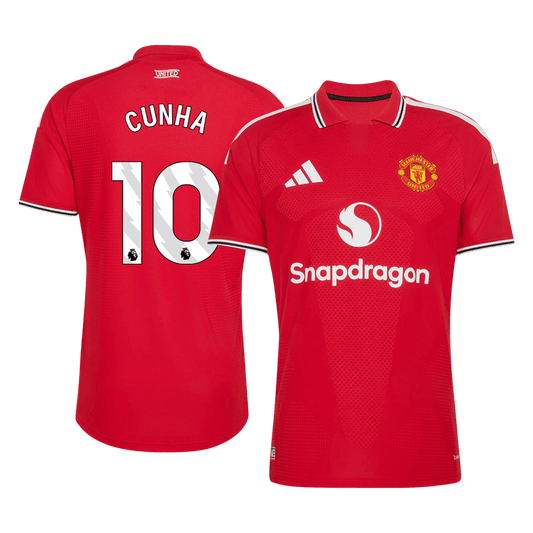 Manchester United Hjemmebanetrøje 2026/27 – CUNHA #10 [Spillerversion]