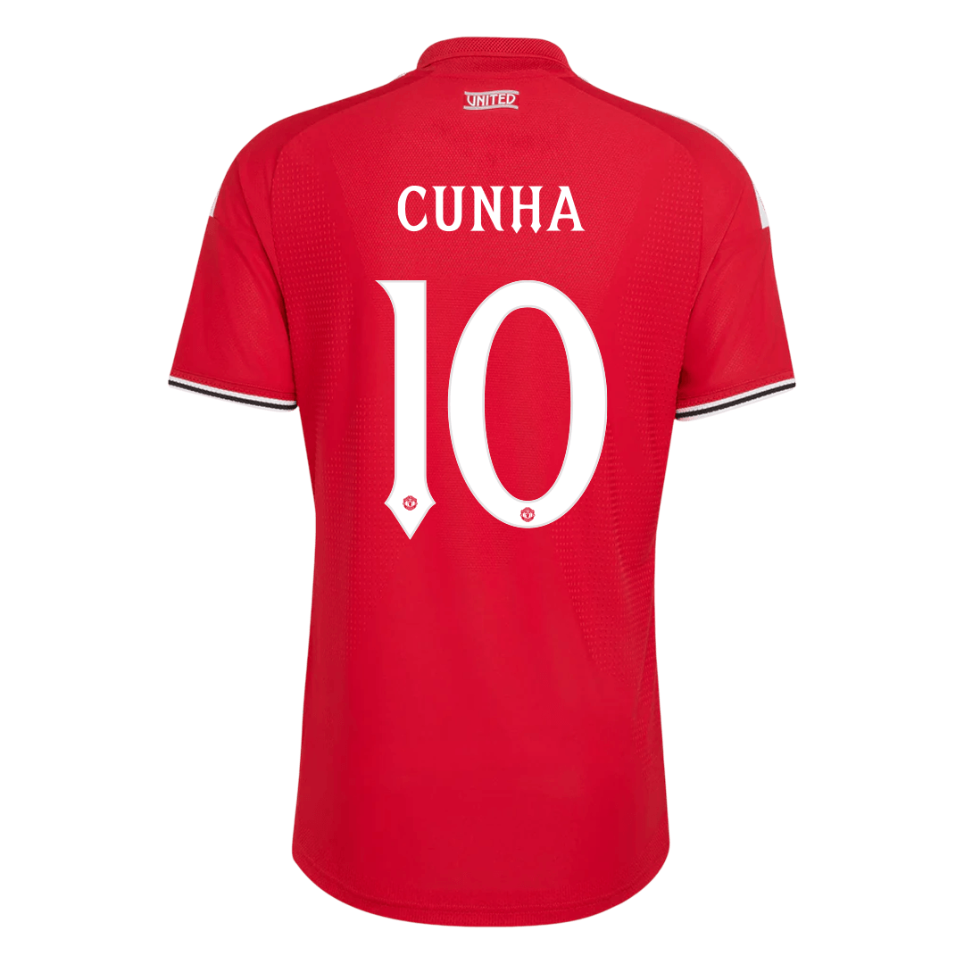 Manchester United Hjemmebanetrøje 2026/27 – CUNHA #10 – UCL [Spillerversion]