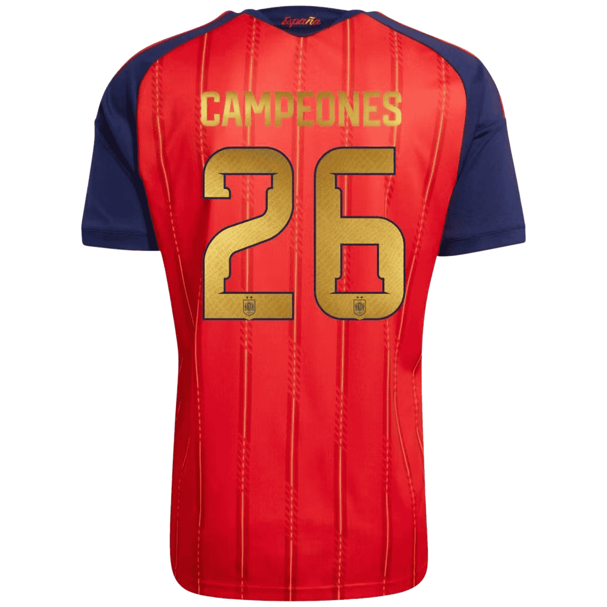 Spanien Hjemmebanetrøje VM 2026 – CAMPEONES #26