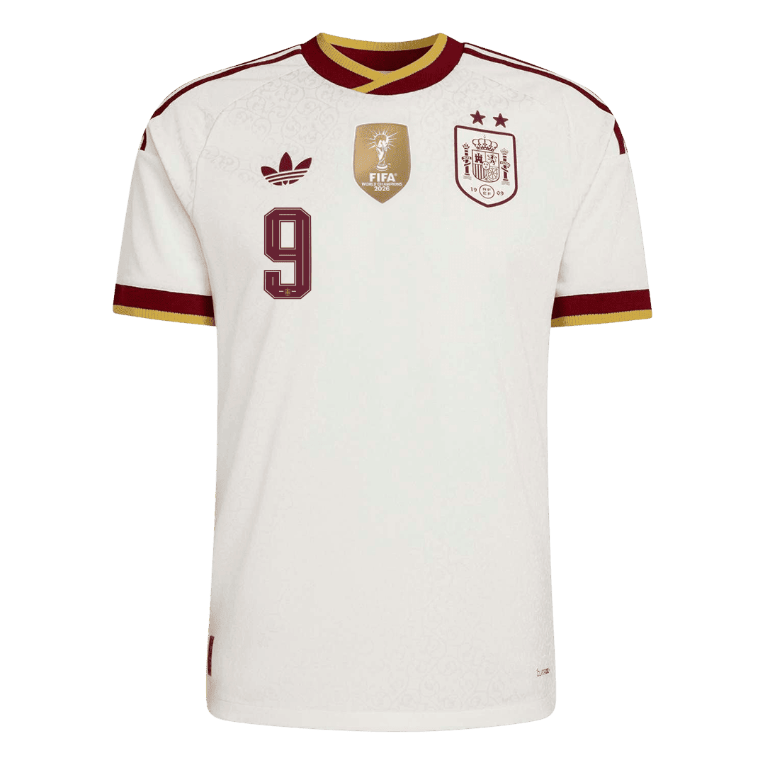 [Champion Edition] Spanien Udebanetrøje VM 2026 – GAVI #9 [Spillerversion]