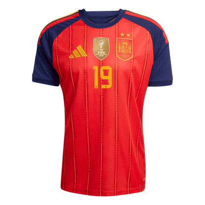 [Champion Edition] Spanien Hjemmebanetrøje VM 2026 – LAMINE YAMAL #19