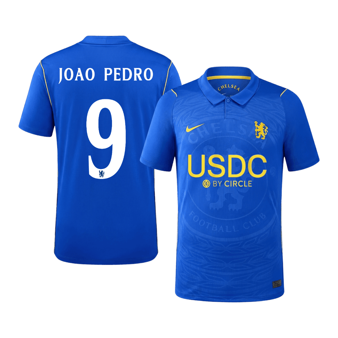 Chelsea Hjemmebanetrøje 2026/27 – JOÃO PEDRO #9 – UCL