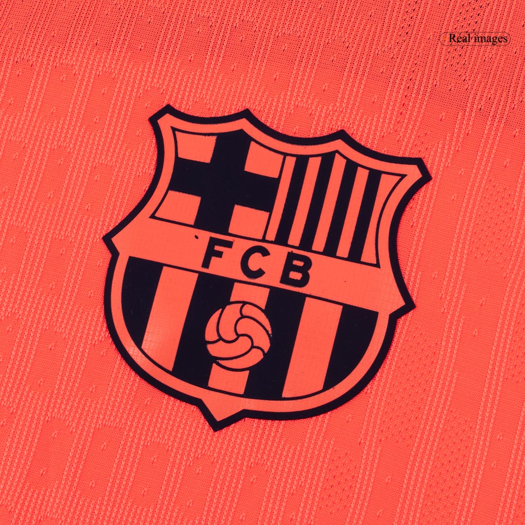 Barcelona Tredjebanetrøje Spillerversion 2025/26 UCL LEWANDOWSKI #9