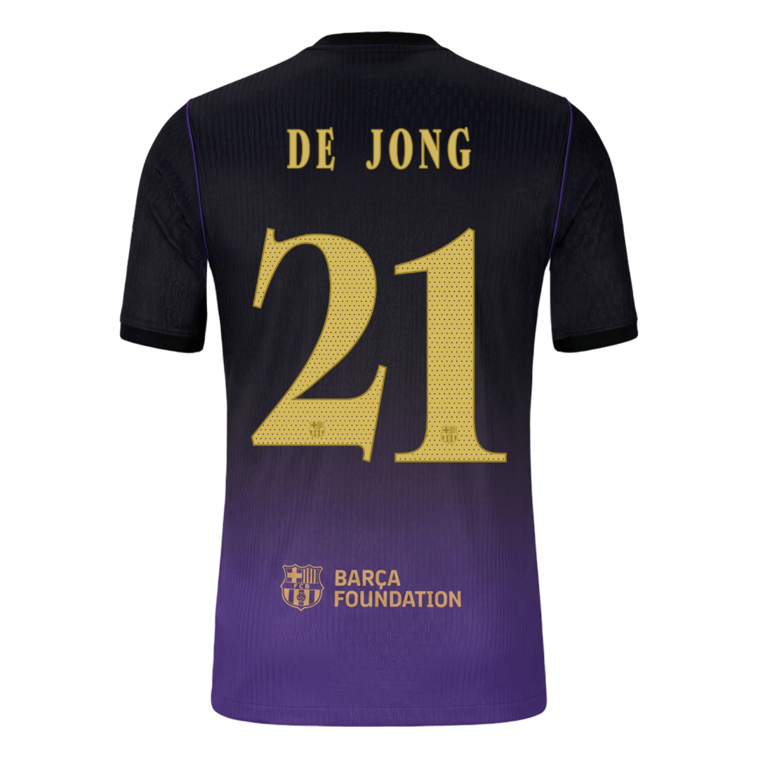 Barcelona Udebanetrøje 2026/27 – DE JONG #21 – UCL