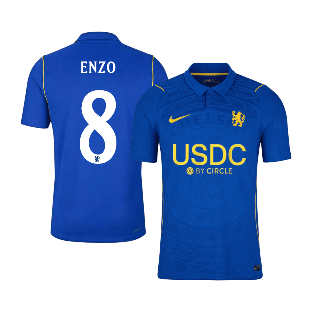 Chelsea Hjemmebanetrøje 2026/27 – ENZO #8 – UCL [Spillerversion]