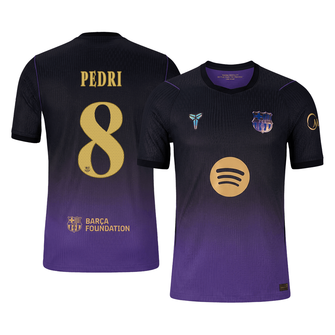 Barcelona Udebanetrøje 2026/27 – PEDRI #8 – UCL [Spillerversion]