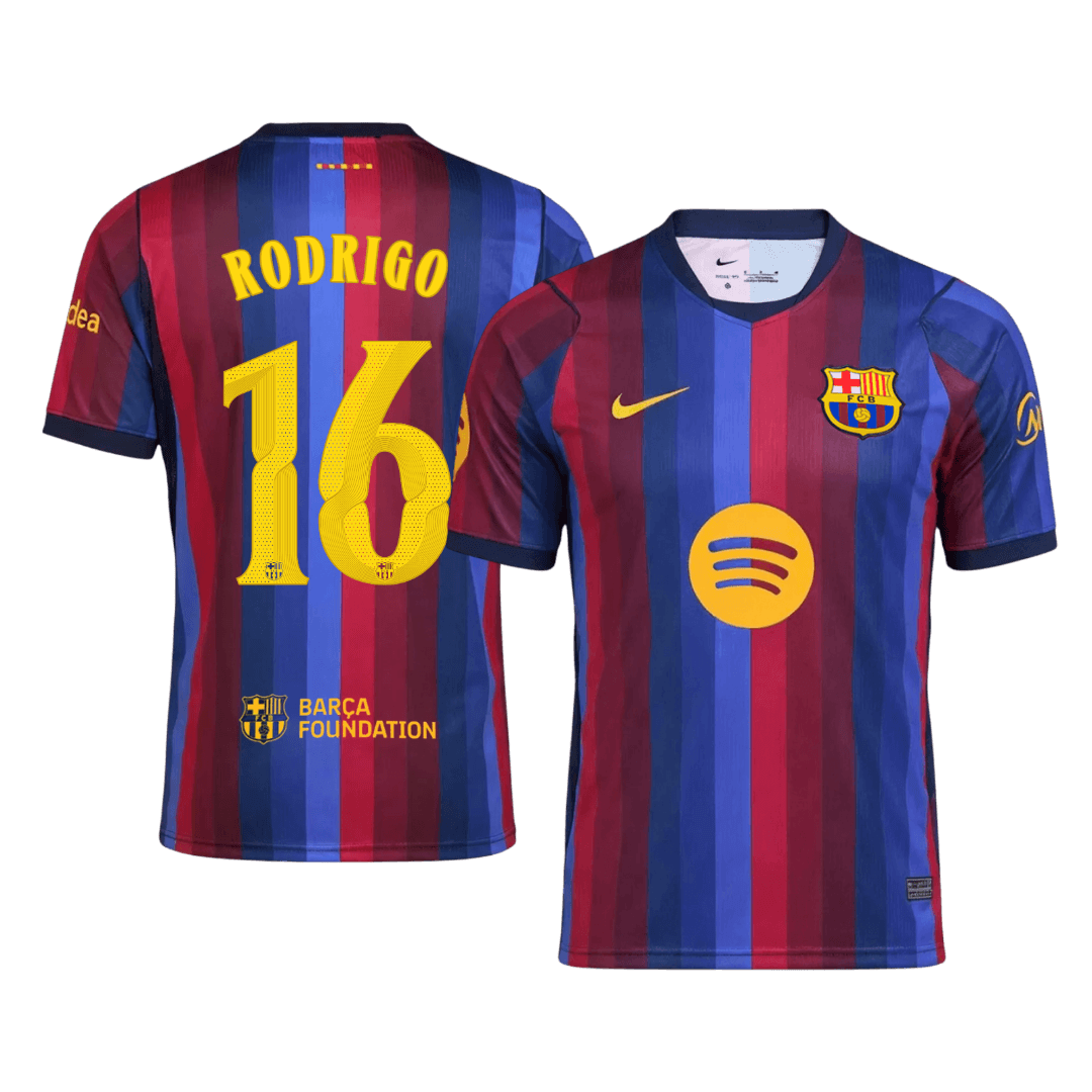 Barcelona Hjemmebanetrøje 2026/27 – RODRIGO #16 – UCL