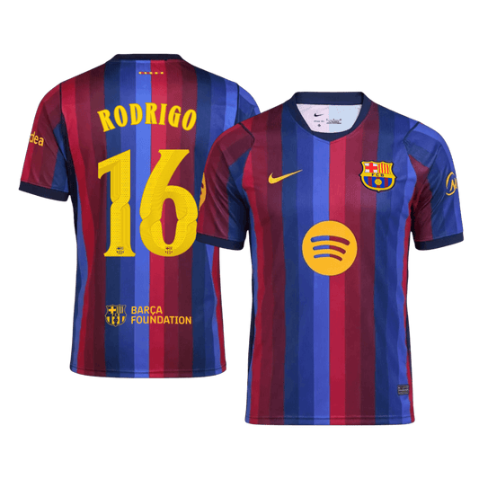 Barcelona Hjemmebanetrøje 2026/27 – RODRIGO #16 – UCL