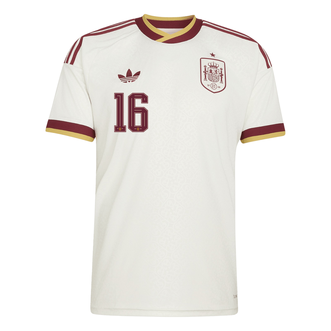 Spain World Cup Udebanetrøje 2026 RODRIGO #16
