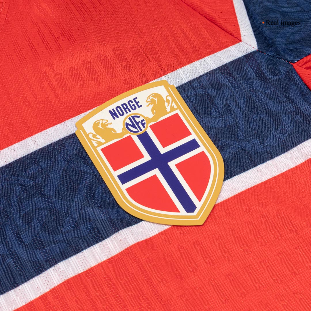 Norge Hjemmebanetrøje VM 2026 [Spillerversion] – Billede 5