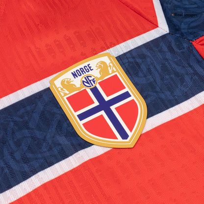 Norge Hjemmebanetrøje VM 2026 [Spillerversion] – Billede 5
