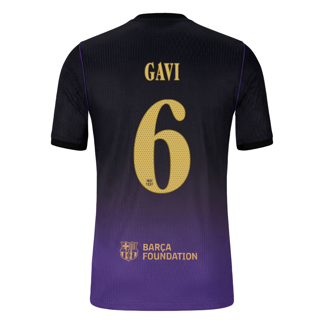 Barcelona Udebanetrøje 2026/27 – GAVI #6 – UCL [Spillerversion]