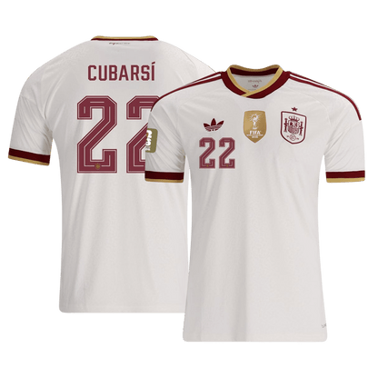 [Champion Edition] Spanien Udebanetrøje VM 2026 – CUBARSÍ #22