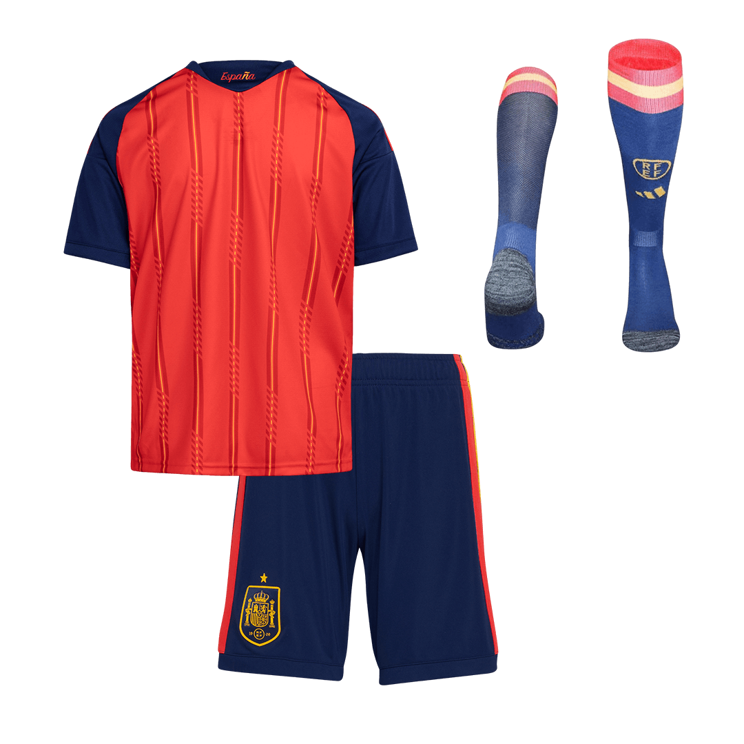 [Champion Edition] Spanien Hjemmebanesæt Børn 3-delt VM 2026