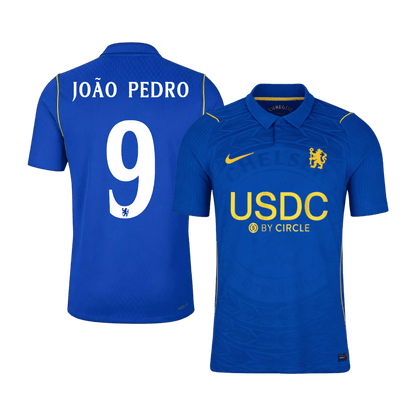 Chelsea Hjemmebanetrøje 2026/27 – JOÃO PEDRO #9 – UCL [Spillerversion]