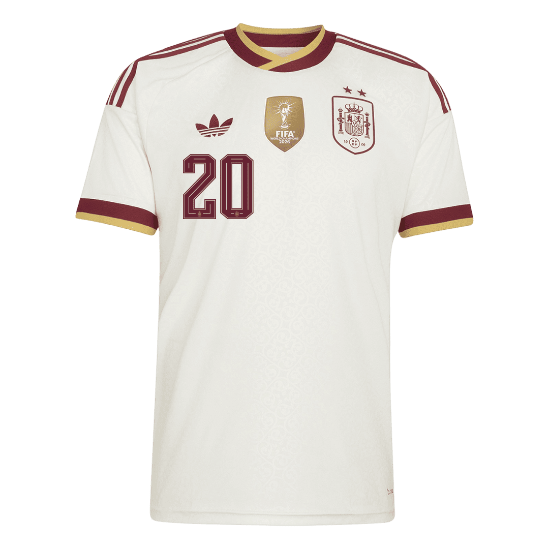 [Champion Edition] Spanien Udebanetrøje VM 2026 – PEDRI #20