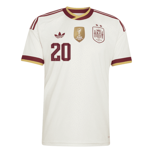 [Champion Edition] Spanien Udebanetrøje VM 2026 – PEDRI #20