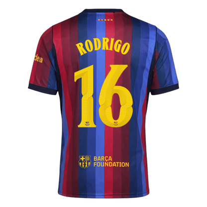Barcelona Hjemmebanetrøje 2026/27 – RODRIGO #16 – UCL