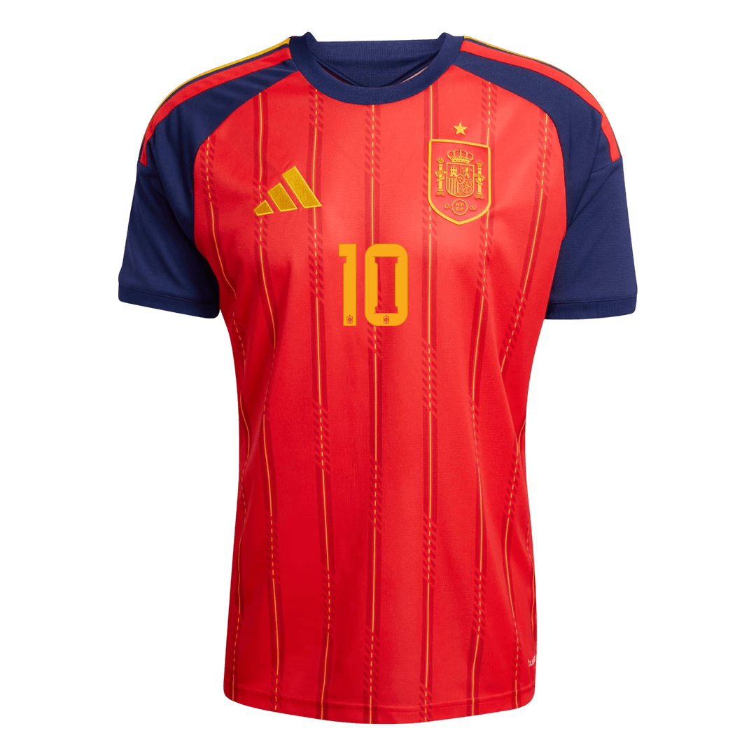 Spain World Cup Hjemmetrøje 2026 OLMO #10 [PREMIUM]