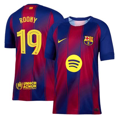 Barcelona Hjemmetrøje 2025/26 UCL ROONY #19