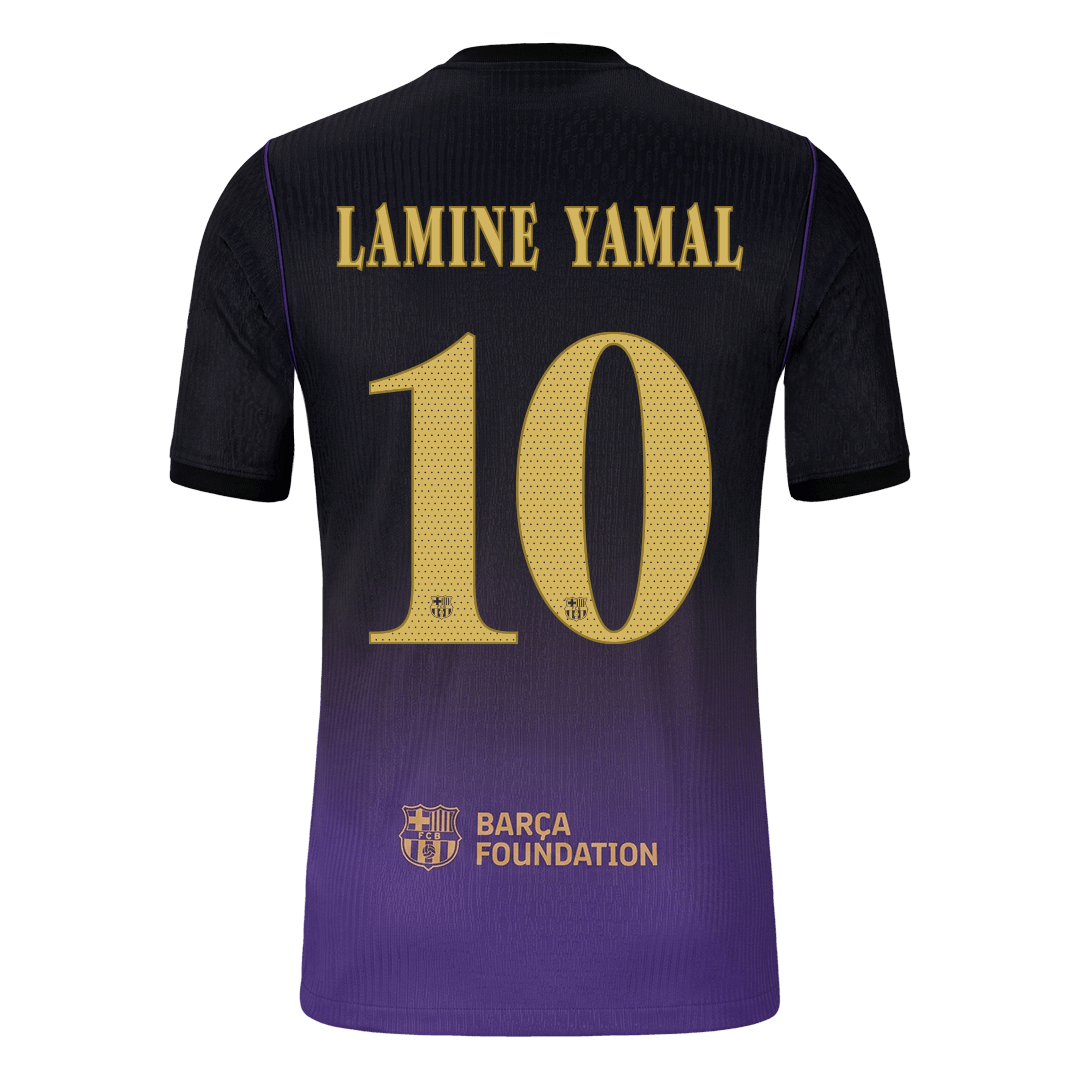 Barcelona Udebanetrøje 2026/27 – LAMINE YAMAL #10 – UCL [Spillerversion]