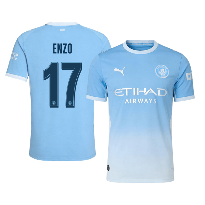 Manchester City Hjemmebanetrøje 2026/27 – ENZO #17 [Spillerversion]