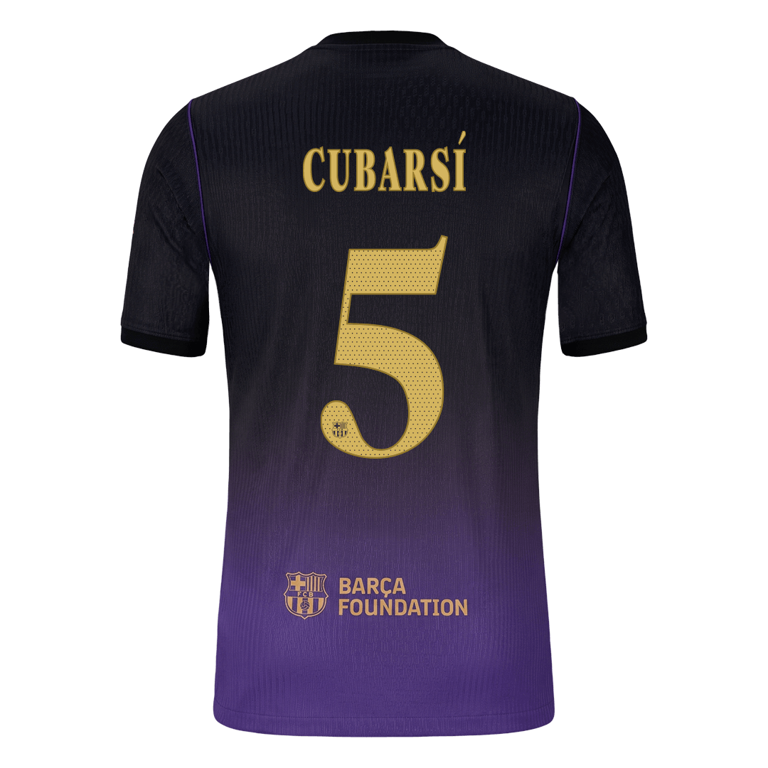 Barcelona Udebanetrøje 2026/27 – CUBARSÍ #5 – UCL [Spillerversion]