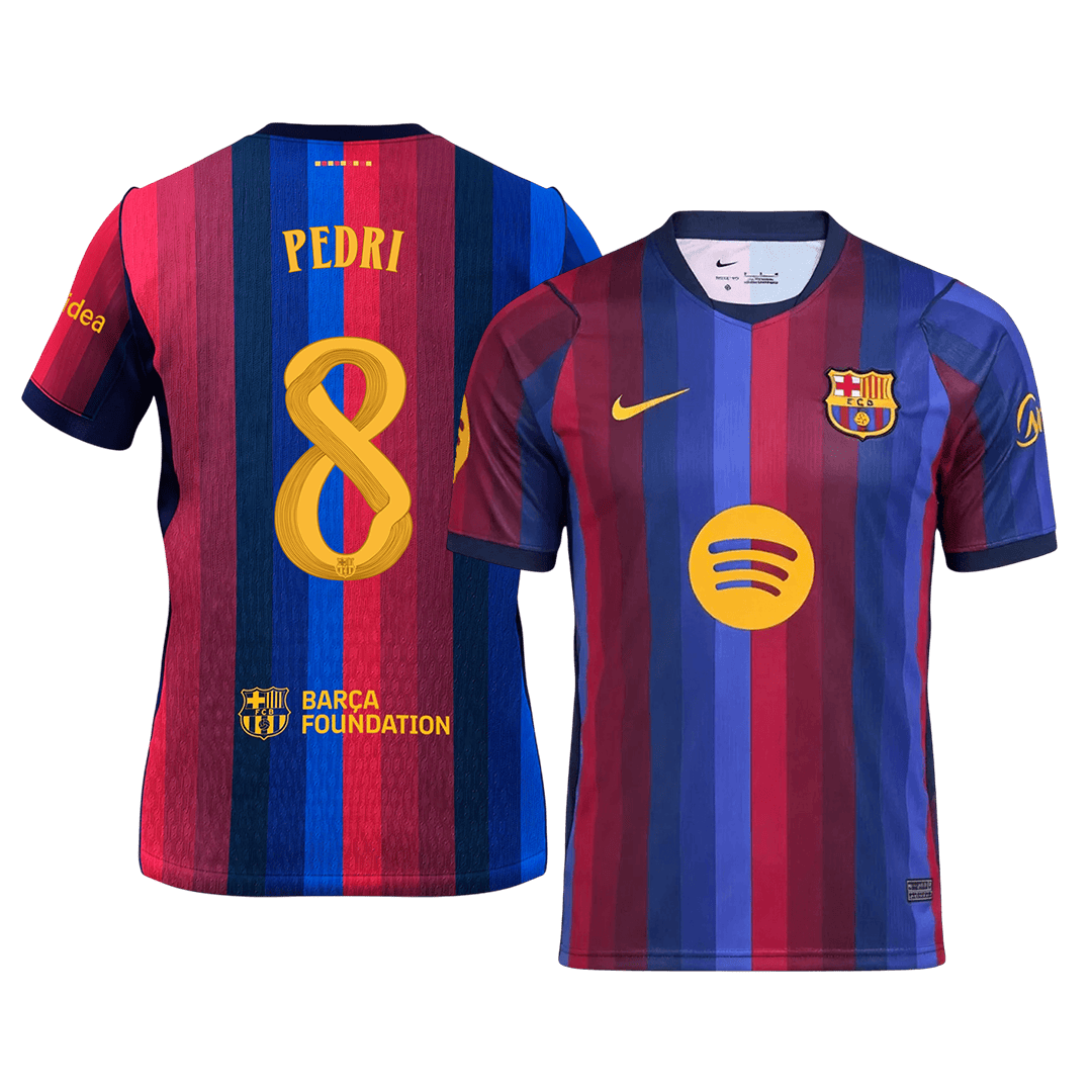 Barcelona Hjemmebanetrøje 2026/27 – PEDRI #8 – UCL