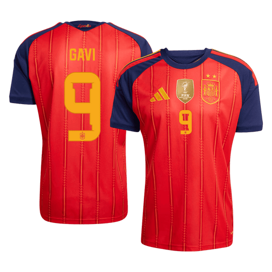 [Champion Edition] Spanien Hjemmebanetrøje VM 2026 – GAVI #9