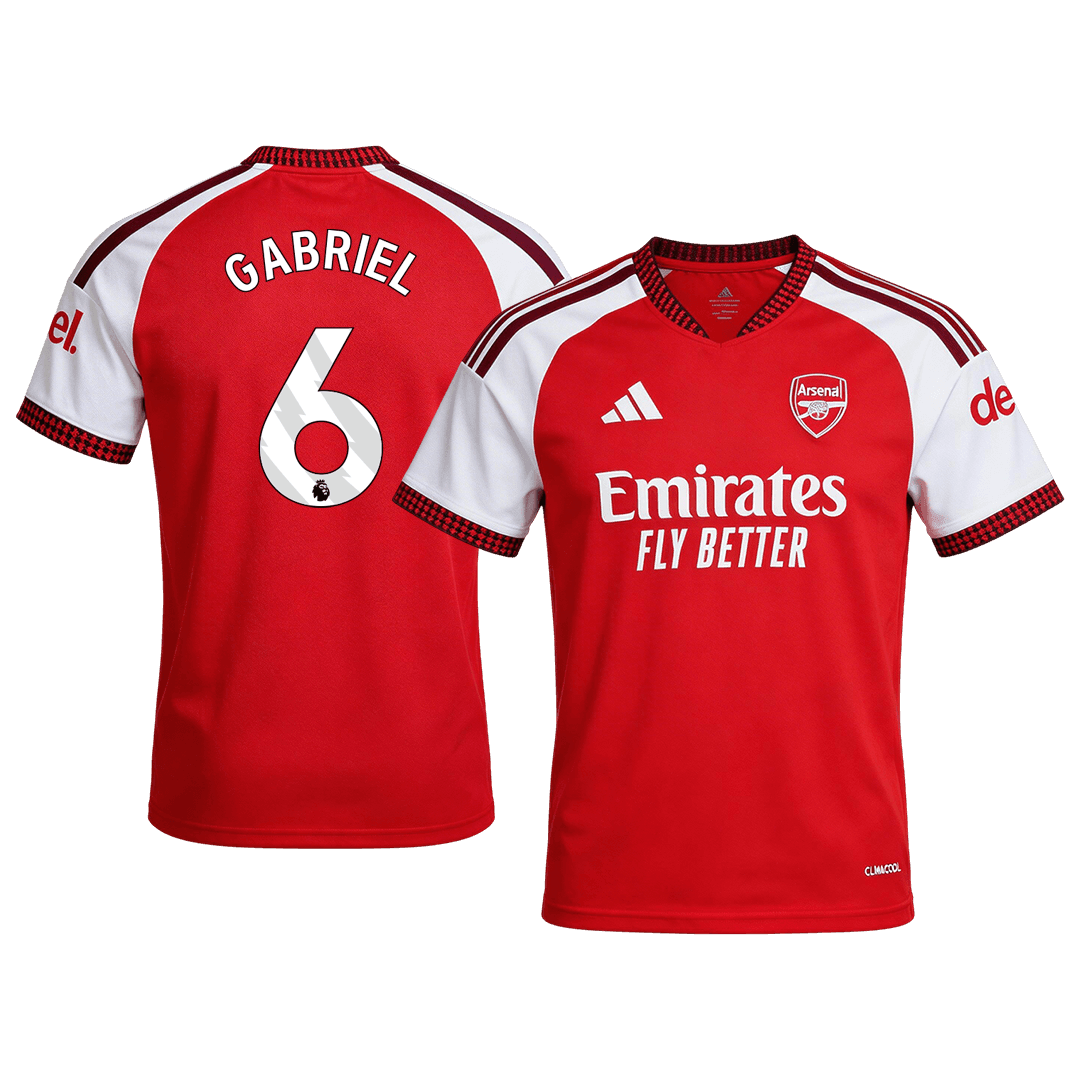 Arsenal Hjemmebanetrøje 2026/27 – GABRIEL #6 [Spillerversion]