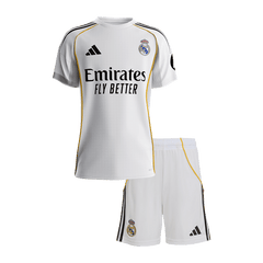 Real Madrid Hjemmesæt Børn 2025/26 [PREMIUM]