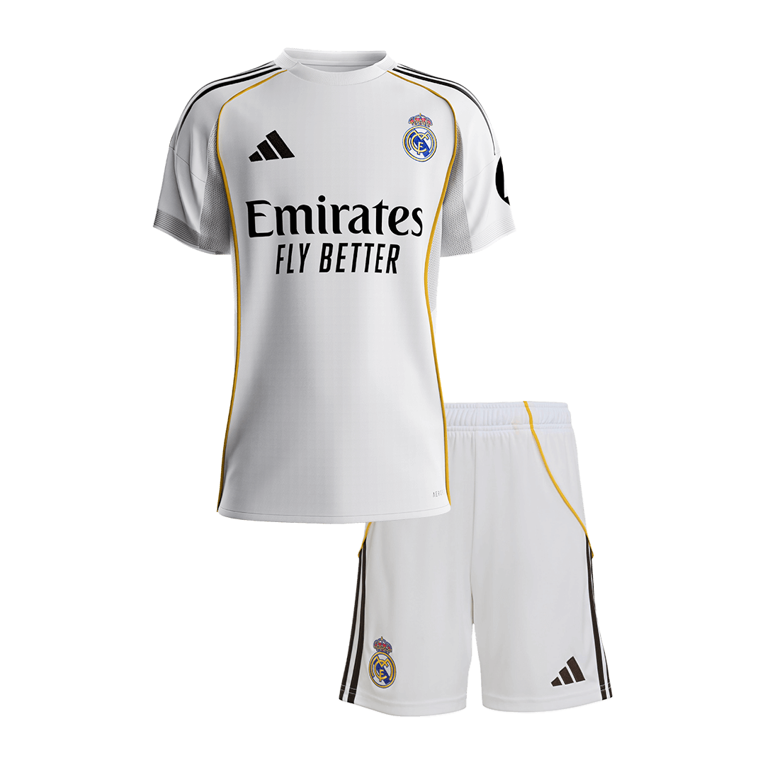 Real Madrid Hjemmesæt Børn 2025/26 [PREMIUM]