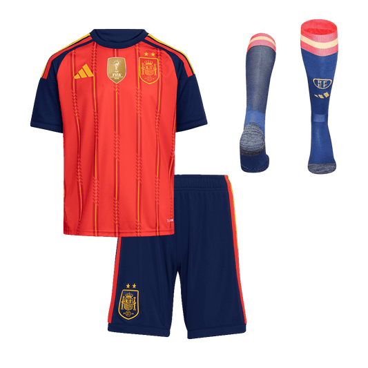 [Champion Edition] Spanien Hjemmebanesæt Børn 3-delt VM 2026