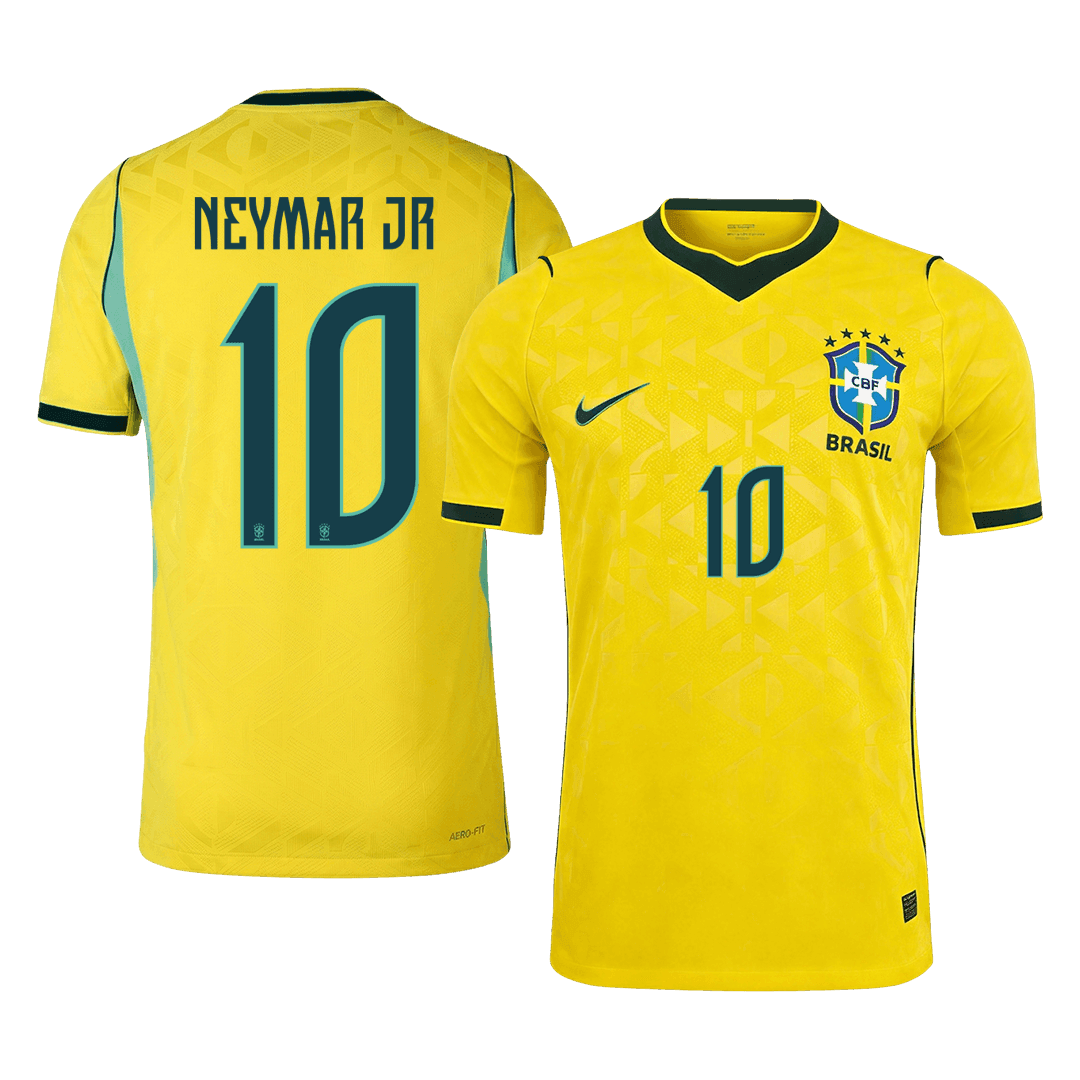 Brazil World Cup Hjemmebanetrøje Spillerversion 2026 NEYMAR JR #10