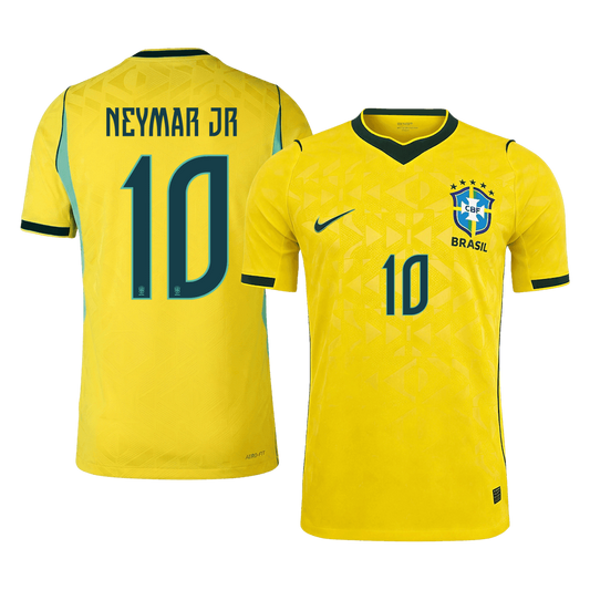 Brazil World Cup Hjemmebanetrøje Spillerversion 2026 NEYMAR JR #10