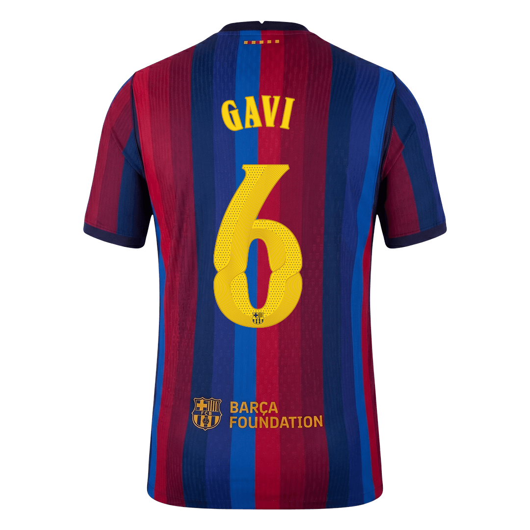 Barcelona Hjemmebanetrøje 2026/27 – GAVI #6 – UCL [Spillerversion]