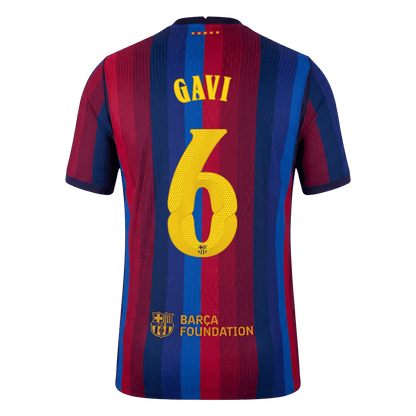 Barcelona Hjemmebanetrøje 2026/27 – GAVI #6 – UCL [Spillerversion]