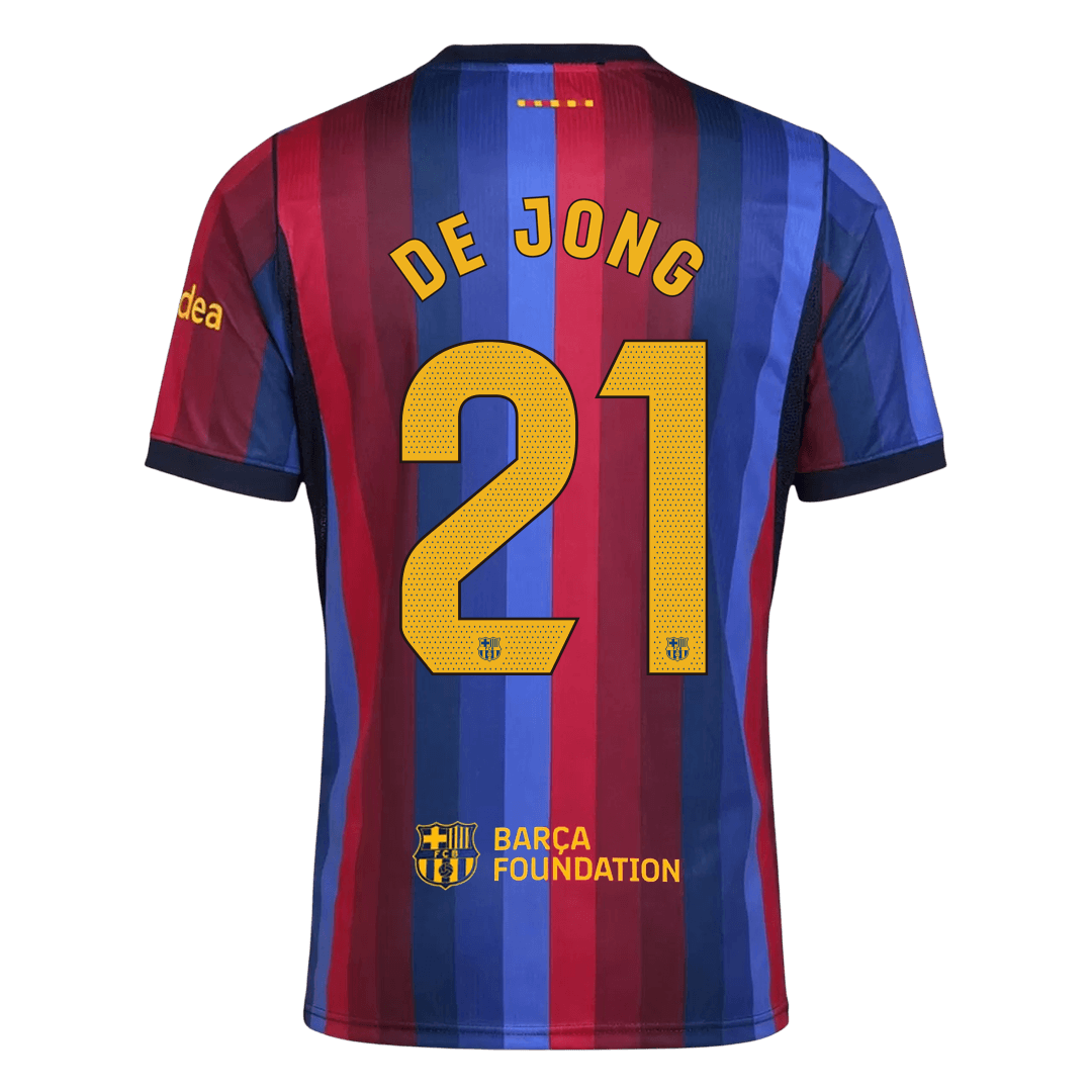 Barcelona Hjemmebanetrøje 2026/27 – DE JONG #21