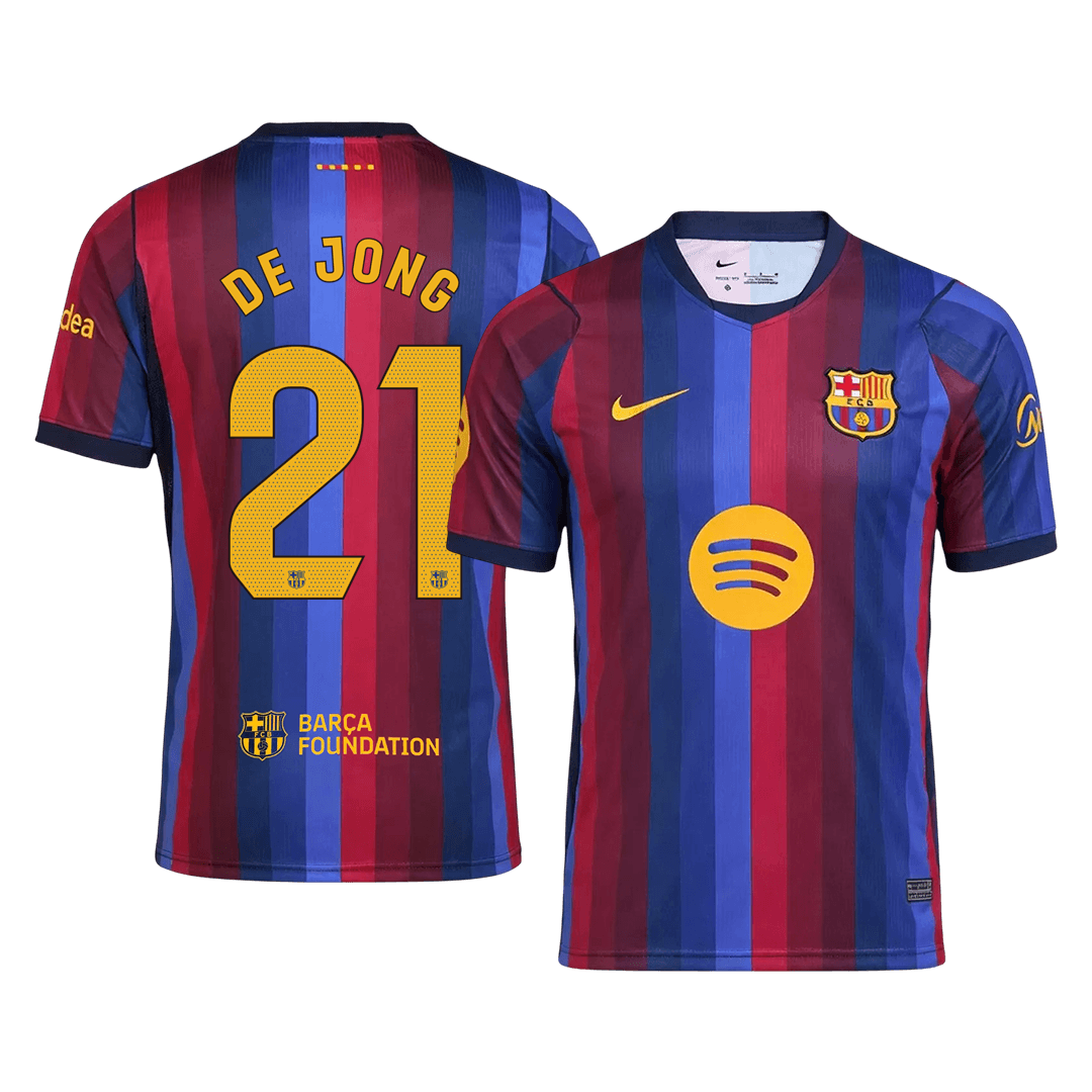 Barcelona Hjemmebanetrøje 2026/27 – DE JONG #21