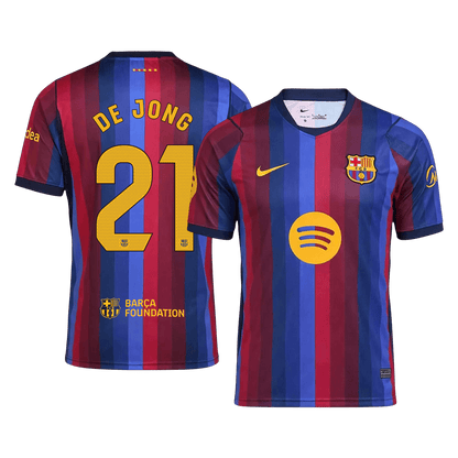 Barcelona Hjemmebanetrøje 2026/27 – DE JONG #21