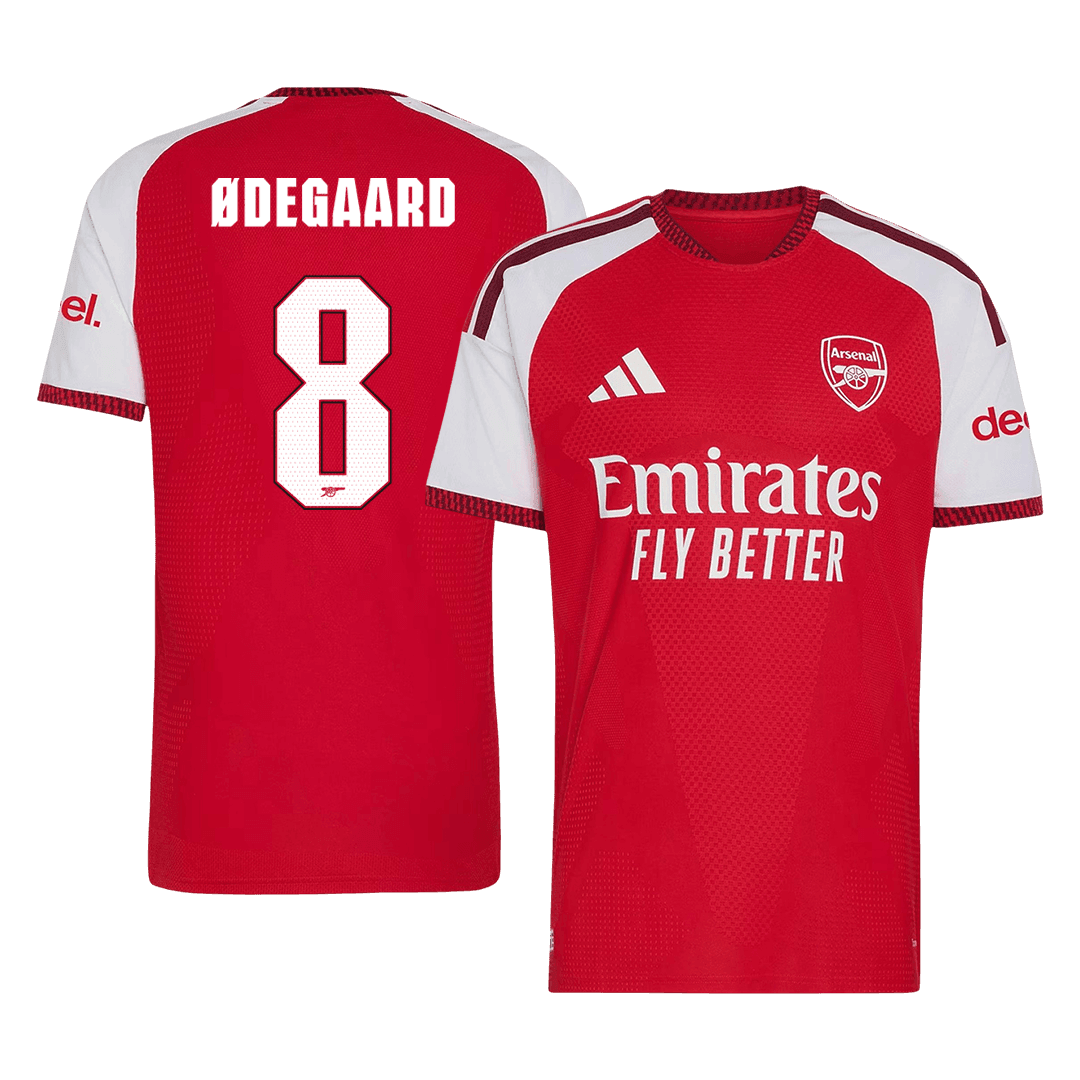 Arsenal Hjemmebanetrøje 2026/27 – ØDEGAARD #8 – UCL [Spillerversion]