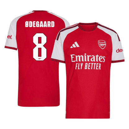 Arsenal Hjemmebanetrøje 2026/27 – ØDEGAARD #8 – UCL [Spillerversion]