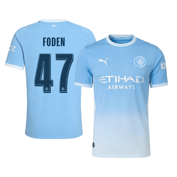 Manchester City Hjemmebanetrøje 2026/27 – FODEN #47 [Spillerversion]