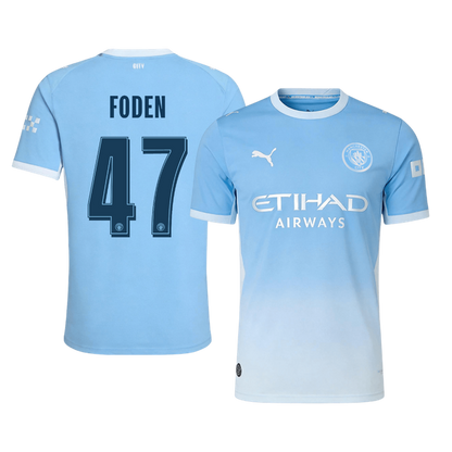 Manchester City Hjemmebanetrøje 2026/27 – FODEN #47 [Spillerversion]