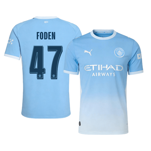 Manchester City Hjemmebanetrøje 2026/27 – FODEN #47 [Spillerversion]