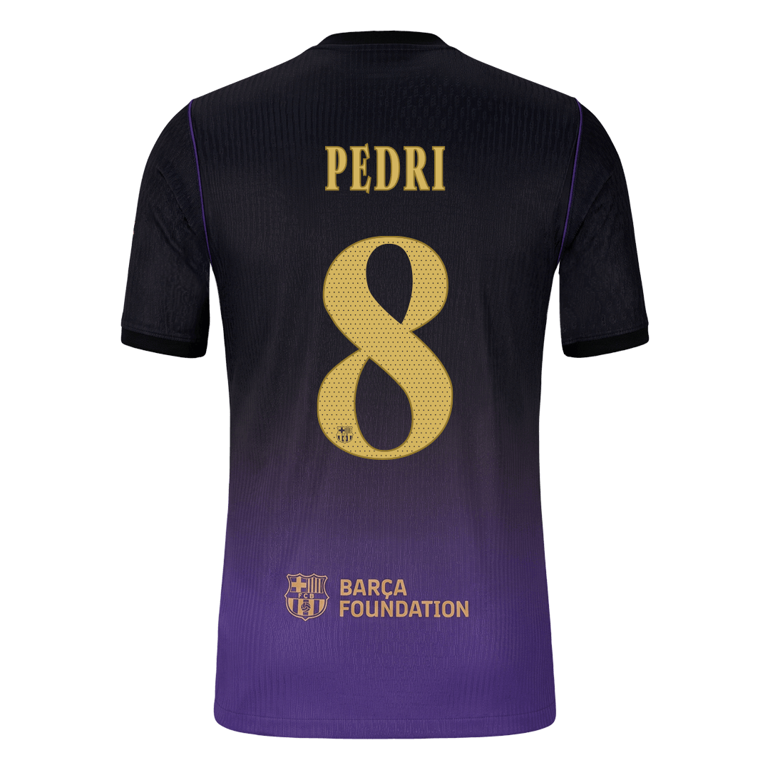 Barcelona Udebanetrøje 2026/27 – PEDRI #8 – UCL [Spillerversion]