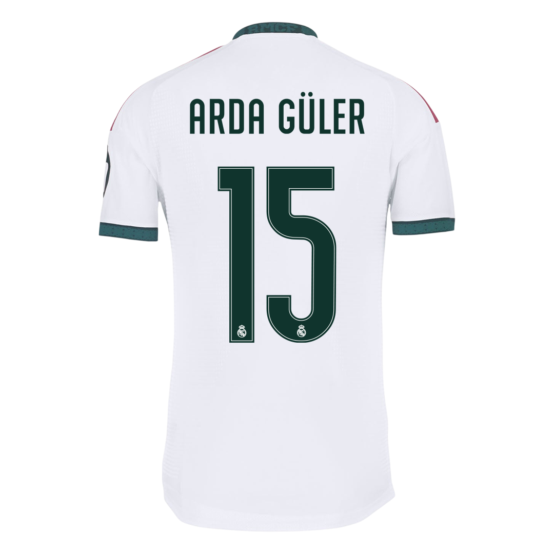 Real Madrid Hjemmebanetrøje 2026/27 – ARDA GÜLER #15 [Spillerversion]