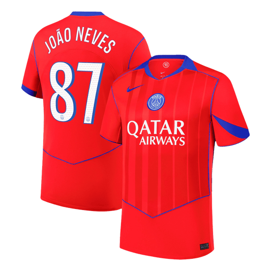 PSG Tredjetrøje 2025/26 JOÃO NEVES #87
